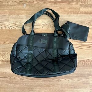 Steve Madden Black Weekender Bag